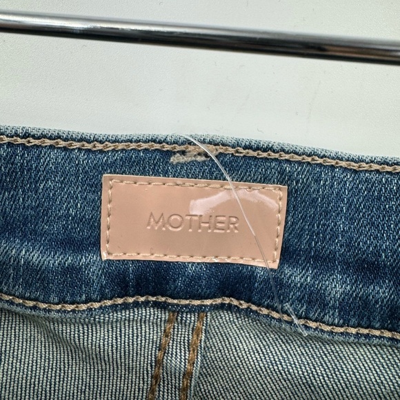 Mother Jeans The Hustler Patch Pocket Ankle Fray Healing Jar  Denim 32 B1826 - Picture 3 of 6